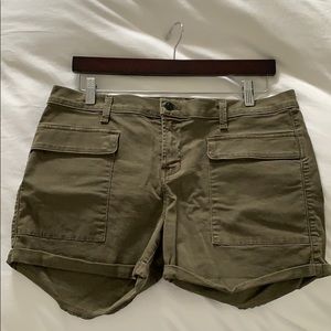 J Brand ‘Kai’ Mid Rise Utility Shorts